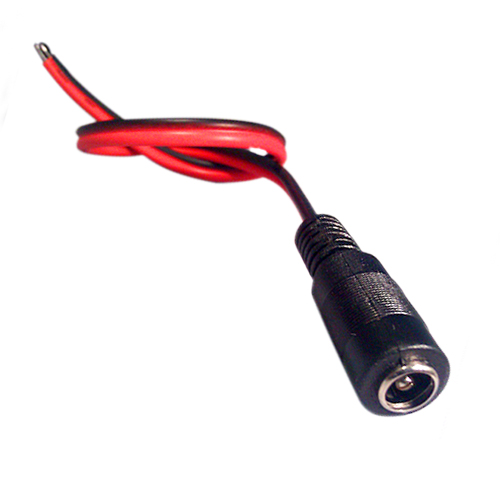 2.1mm Male DC Plug with 3ft. Flying Leads Cable