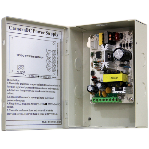 4 Channel CCTV Power Distribution Box