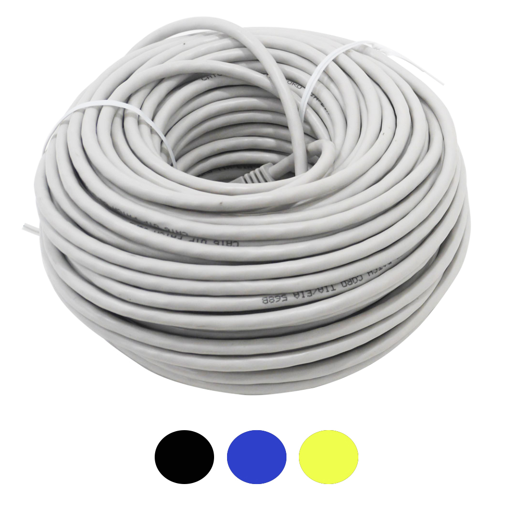 100ft Prefabricated CAT6 Plug and Play Cable