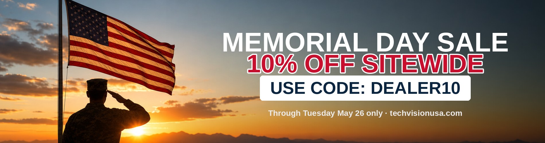 Memorial Day Sale at TechVision USA